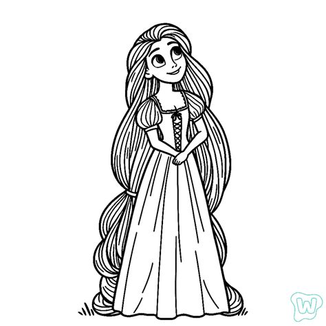38 Rapunzel Coloring Pages - Free Pages to Print