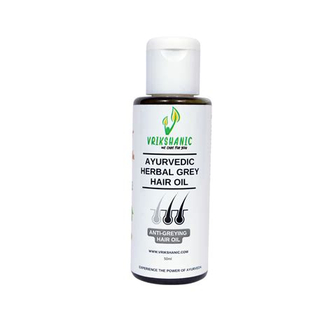 Ayurvedic Herbal Grey Hair Oil – Vrikshanic
