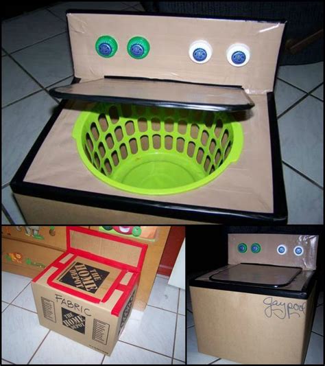 Image result for DIY Cardboard Washing Machine