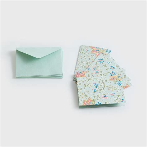 Buy Aero Set of 6 Printed Paper Note Cards with Envelopes from Home ...