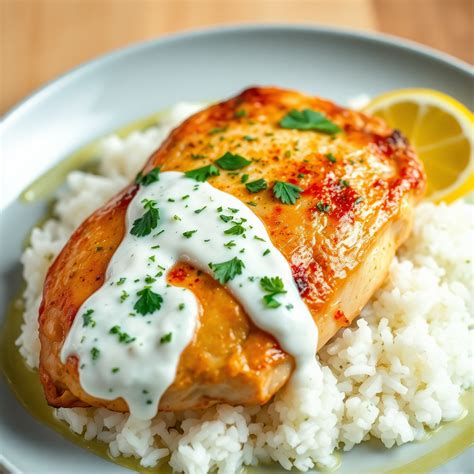 Creamy Yogurt Herb Chicken Recipe | cookAIfood