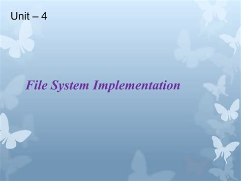 Image result for File System Implementation in OS