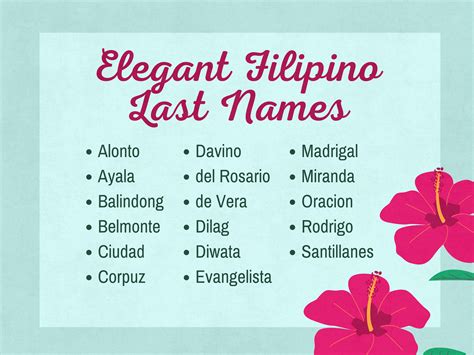 125+ Common Filipino Last Names & Their Meanings
