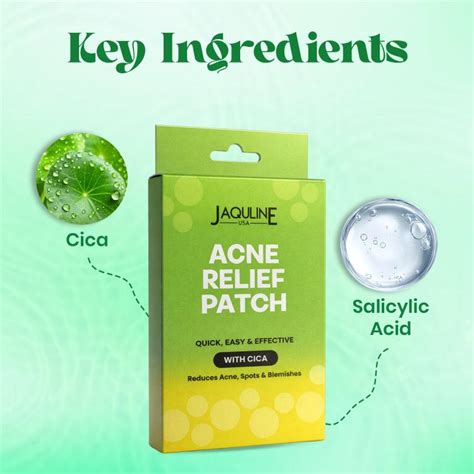 JAQULINE USA Acne Relief Patches with Cica | Hydrocolloid Pimple Patch ...