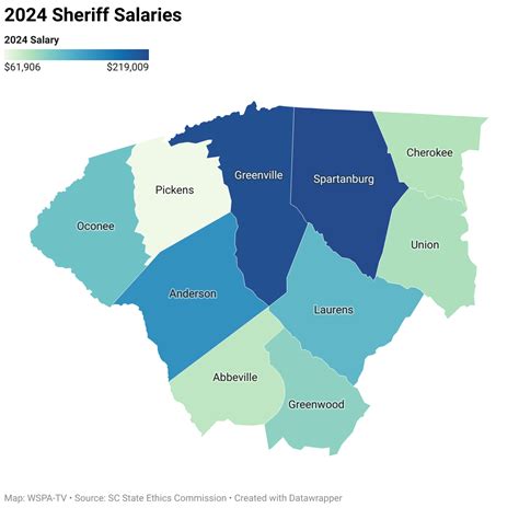 Sheriff salaries in the Upstate: Where does your county rank?