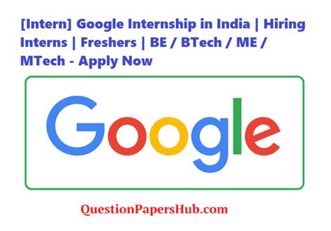 Image result for Google Internship Application Process