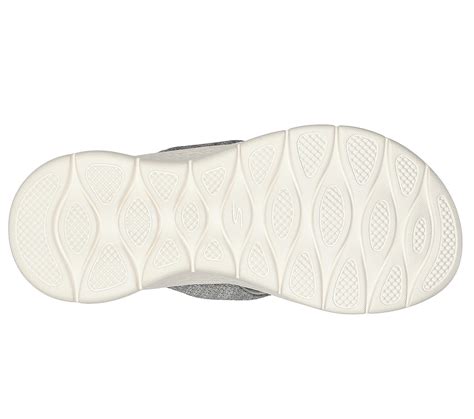 Skechers Grey Go Walk Flex Sandal Slippers For Women - Style ID: 141401 ...