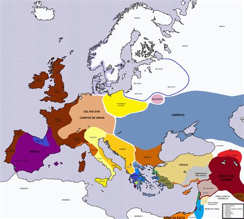 EUROPA HISTÓRICA: EUROPA -1100 aC