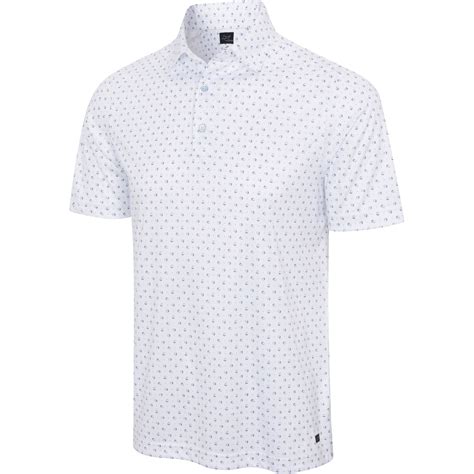 Men's580 White Golf Stretch Polo – golfbuyindia