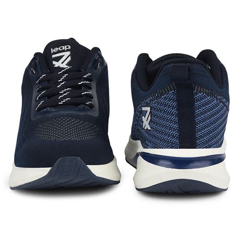 Buy Leap7x Royal Blue Sports Lacing Running Shoes For Men