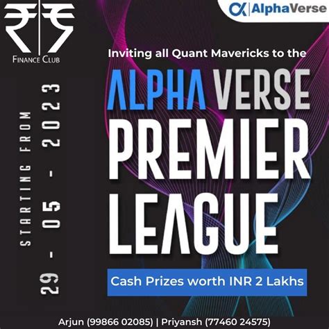AlphaVerse Premier League | InstiApp | IIT Bombay