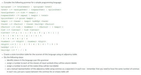 Image result for Example of a Simple Programming Grammer