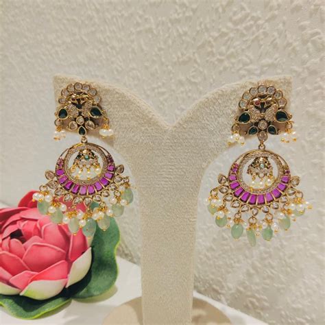 Sparkling Peacock Ruby Stone Earring – Emporia Jewels