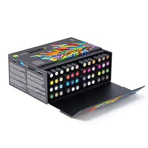 Winsor & Newton Promarker Set of 48, Alcohol Based Markers, Double ...