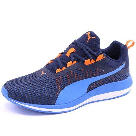 Buy Puma Men's Flare 2 Dash French Blue, Peacoat and Orange Clown Fish ...