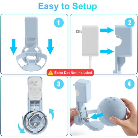 Wall Mount for Alexa Echo Dot 4th & 5th Gen 3 PCS | ZORBES® – Eleboat