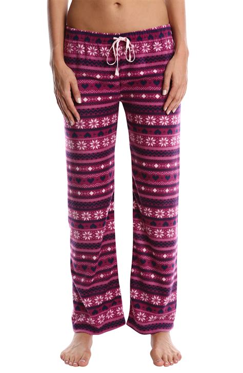 Nomad Women's Fleece Pajama Pants - Ladies Lounge & Sleepwear Bottoms ...
