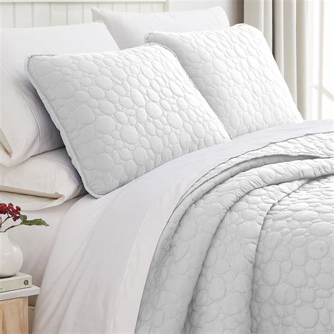 Pebbles Oversized Quilt Set // Gray (King / California King ...