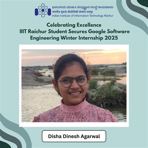 🎉Celebrating Excellence - IIIT Raichur Student Secures Google Software ...