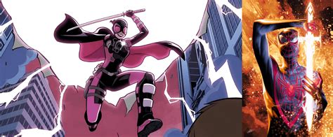 With Miles becoming the Sword-Wielding Spider-Man in the present ...