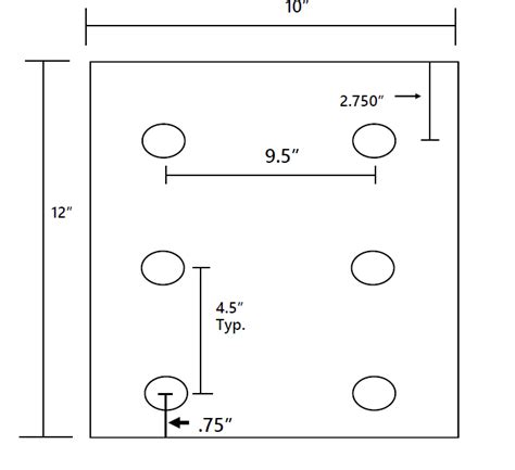 Image result for Dimensions Outboard Engine Bracket