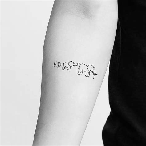 Elephant Family Tattoos