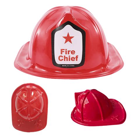 #DX010 Soft Plastic Fireman Helmet Firefighter Hats For Boys Girls ...