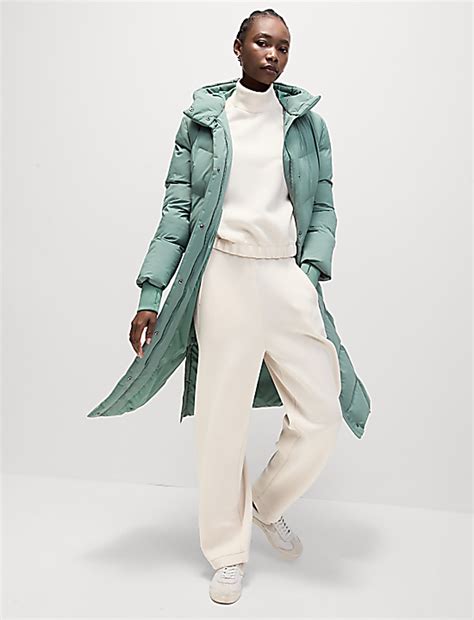 Buy Thermowarmth™ Hooded Longline Duvet Coat at Marks & Spencer