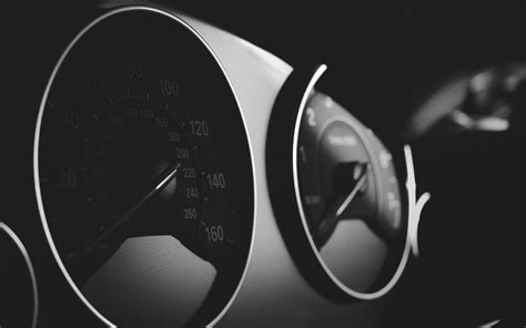 Download wallpaper 1680x1050 speedometer, dashboard, car, black, dark ...