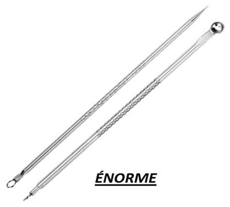 Énorme Stainless Acne Needle Blackhead And Pimple Remover Comedone Acne ...