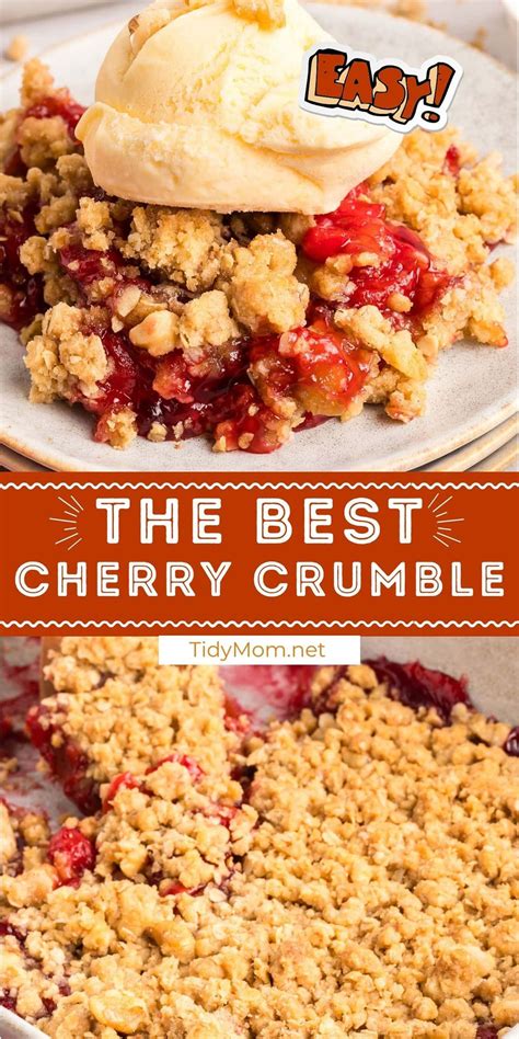 Easy Cherry Crumble | Recipe | Dump cake recipes, Desserts, Cherry dump ...