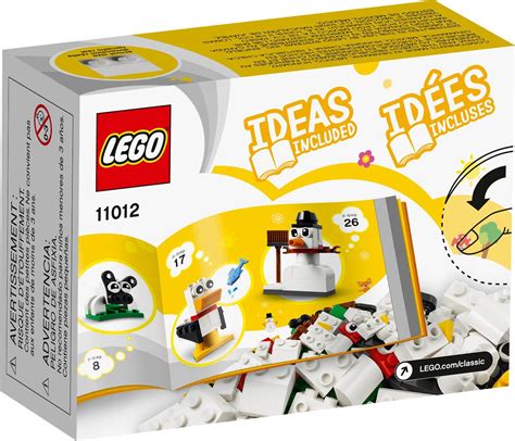 LEGO 11012 Classic Creative White Bricks Starter Building Set - Toys At ...