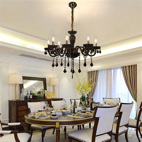 Buy Black Glass Chandelier for Stylish Lighting Ambiance @ Harold ...