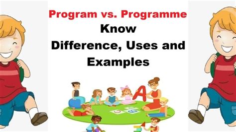Image result for Program vs Programme