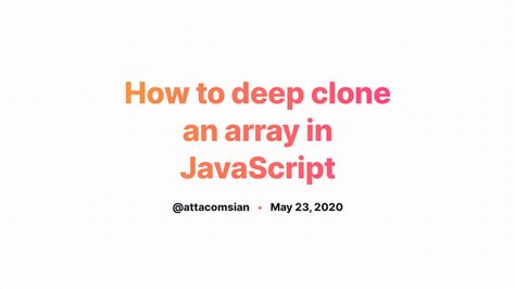 Image result for How to Make Array Clone in JavaScript