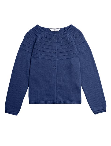 Buy Pure Cotton Cardigan (2-7 Yrs) at Marks & Spencer