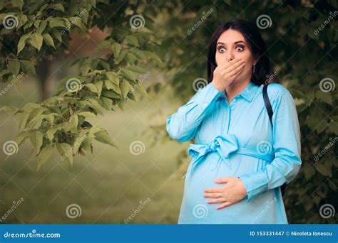 Pregnant Woman with Heartburn Acid Reflux Symptom Stock Image - Image of care, abdomen: 153331447
