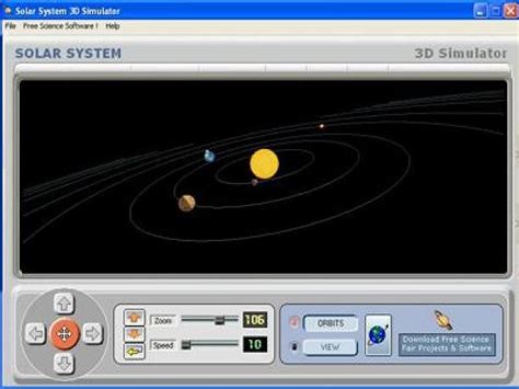 Software for Solar System Simulation 的图像结果