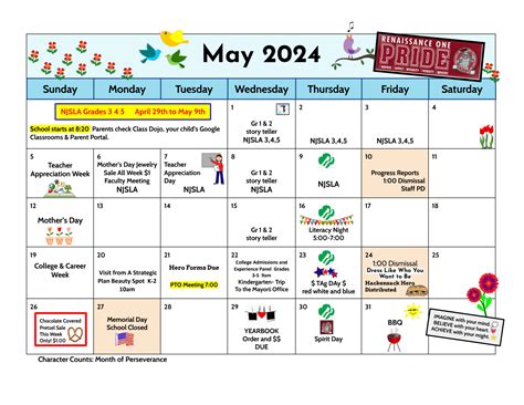 Paterson District Calendar