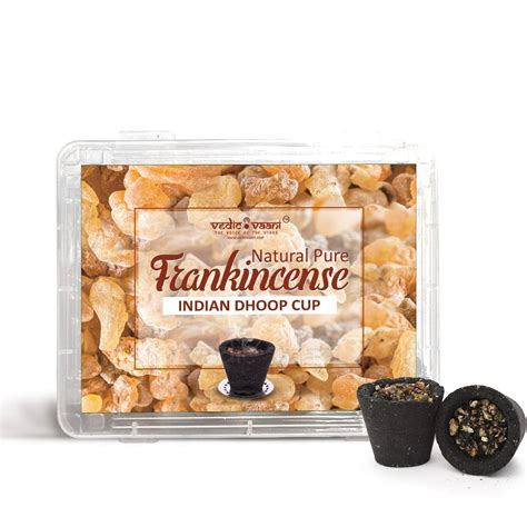 Vedic Vaani Natural Pure Frankincense Indian Dhoop Cup | Handcrafted ...