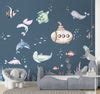 Cute Marine Life Wallpaper Design for Kids Room | Life n Colors