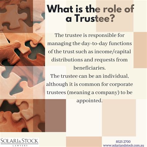 Trustees and discretionary trusts - Solari & Stock-Where clients come first