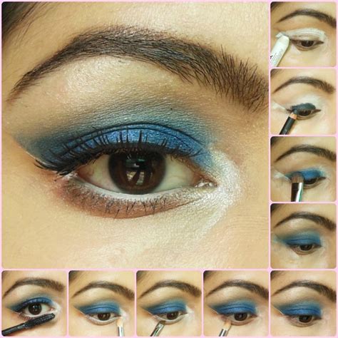 Blue Eye Makeup Tutorial 的图像结果