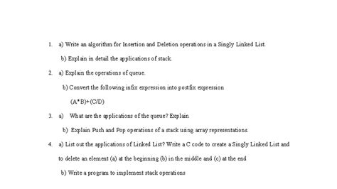 Assignment-II - this is the document - a) Write an algorithm for ...