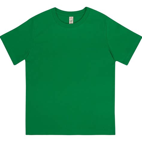 Kids Kelly Green T-Shirt | Plain green t shirt, Organic cotton t shirts ...