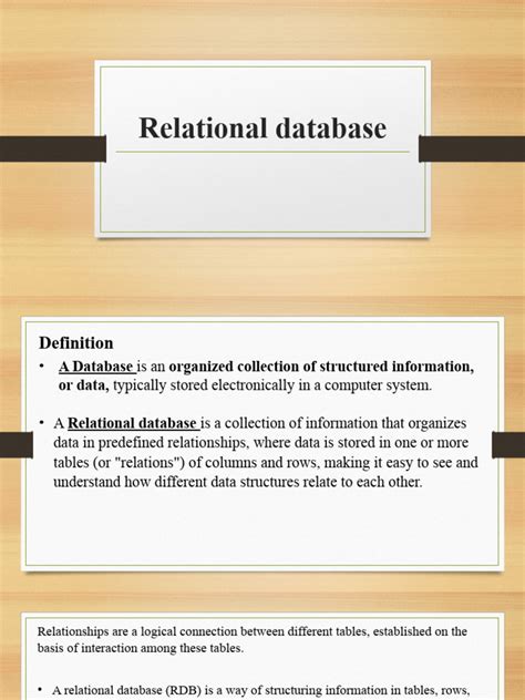 Relational Database Definition 的图像结果