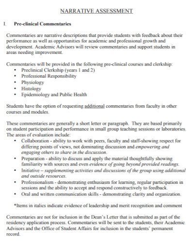 Image result for Narrative Diagnosis Example