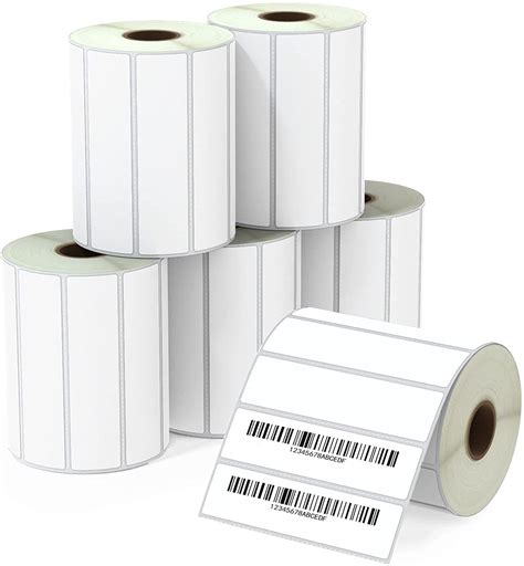 True Ally 100x25 Direct Thermal Dt Barcode Label Sticker 4 | Desertcart ...