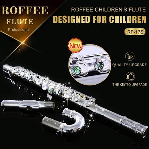 Buy ROFFEE flute children beginner level 17S cupronickel body 16 closed ...