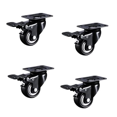 Buy Odluzy4 Pack 2-inch Caster Wheels, Casters Heavy Duty but Silent ...